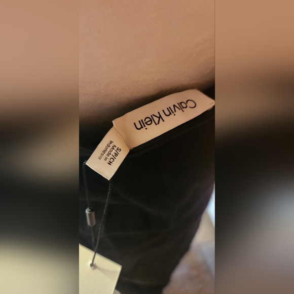 CALVIN KLEIN Black Midi Sleeveless Dress Size Small - Picture 5 of 11